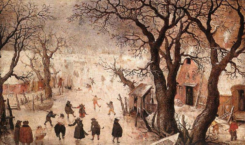 Hendrick Avercamp Winter Landscape France oil painting art